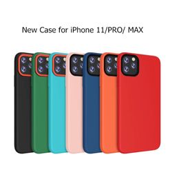 calssic Liquid Silicone Phone Case for iPhone 11 Pro Max Pure Colour Soft Back Cover for Apple 7 8 Plus XR XS 12 pro 13 14 pro max case
