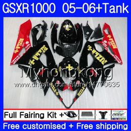 +Tank For SUZUKI GSXR 1000 1000CC GSX R1000 2005 2006 RIZLA red hot Bodywork 300HM.AA GSX-R1000 GSXR-1000 1000 CC K5 GSXR1000 05 06 Fairing