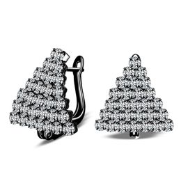Wholesale-925 silver sterling earrings crystal earring 8 styles designer luxury earring for options silver plated model no.NE928