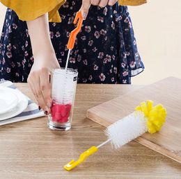 kitchen cleaning tools sponge baby bottle cleaning sponge brushes glass milk feeding bottle cup brush washing cleaning brushes SN2121