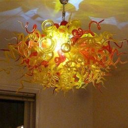 Pendant Lamps Living Room Lights Antique Style Chandeliers LED Light Source European Italian Hand Blown Glass Chandelier