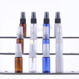 50pcs 15ml blue/browm/clear/white empty Mini Plastic Spray Bottle 15cc For Make Up And Skin Care Refillable Bottle