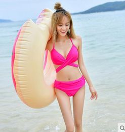 New 90cm Gigantic Donut Swimming Floats Inflatable Swimming Ring Adult Pool Floating Summer Beach Toys kids beach toy