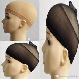 Elastic Unisex Stocking Wig Liner Cap Snood Nylon Stretch Mesh 4 Colors aa309-314 2018082007