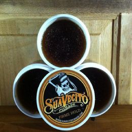 Suavecito Pomade Hair Gel Style firme hold Pomades Waxes Strong restoring ancient ways big skeleton hair slicked back oil wax