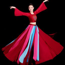 Classical Dance Costumes Women's Chinese-Style Elegant Antiquity Dance Costume Modern Costume Set257Z