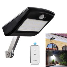 900lm Solar Lights Outdoor Wireless 48 led Adjustable Angle Motion Sensor Light Security Lighting Lamp For Garden Wall Yard