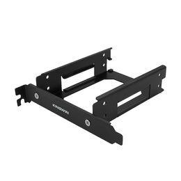 2.5inch Hard Drive Bracket Double-Layer Holder Bracket For Desktop PCI Card Black