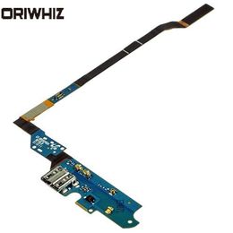 ORIWHIZUSB Charger Port Flex Cable for Samsung Galaxy S4 I9500 I9505 Dock Connector Charging Flex with Headphone Jack Replacement