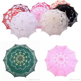  Gelin Dantel Şemsiye Vintage Dantel Manuel Açılış Düğün Şemsiye El yapımı Şık Dantel Nakış Şemsiye Düğün bridemaid Şemsiye