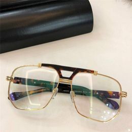 Wholesale-Fashionable popular optical glasses classic square frame top quality simple agenerous style 990 protection eyewear with box