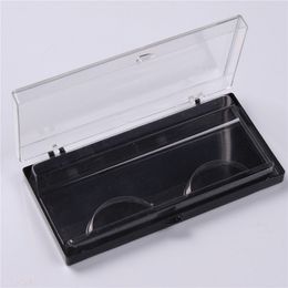 Eyelash box 3D mink eyelash box false eyelash case eye lash packaging with plastic tray 100 sets DHL