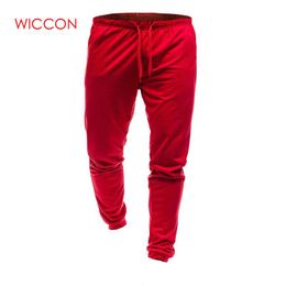 Dropshipping Men Joggers Elastic Waist Long Trousers 2018 Fashion Casual Solid Color Fitness Workout Sweatpants Spring Wear