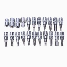 Freeshipping 1/4inch 1-25NM 25PCS Click Adjustable Torque Wrench Bicycle Repair tools kit set tool bike repair spanner hand tool set