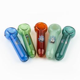 4 Inch Glass Spoon Pipes Pyrex Oil Burner Bongs Nail Smoking for water pipe