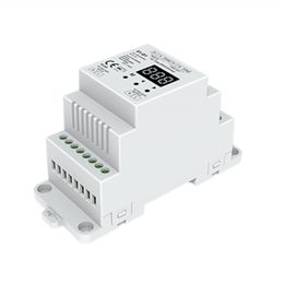 1CH*2A AC Phase-cut DMX Dimmer S1-D1 DIN rail AC100-240V 480W Triac DMX Dimmer, Dual channel output Silicon DMX 512 controller