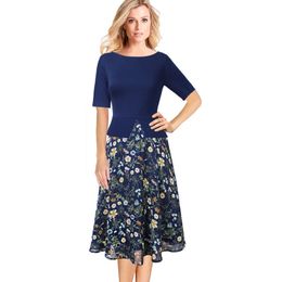 fit and flare work dress uk