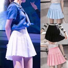 2018 Recién llegado Joven Plisada de cintura alta Mini faldas Verano dulce Corea del Sur Estudiante Falda uniforme escolar japonés Ventas calientes