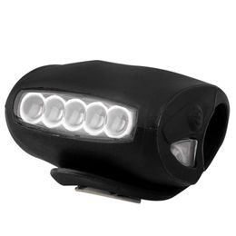 7 LED Headlamps Frog Bicycle Lights Warning Gel Lamp Bullfrog Mountain Bike Headlight