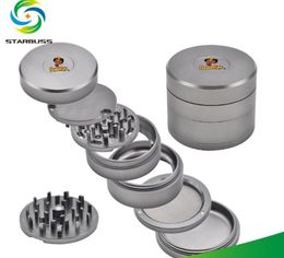 2024 New Type of Smoke Grinder with 63mm Diameter and Seven Layers Removable Aeronautical Aluminum Alloy