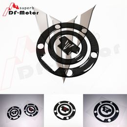 per YZF-R125 YZF-R15 MT-03 YZF-R25 YZF-R3 M-slaz150 KIMISS carbone Adesivo per tappo serbatoio auto