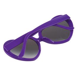 Wholesale-Purple Fashion Funny Summer Love Heart Shape Sunglasses Free Shipping