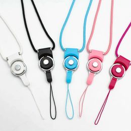 Detachable Cell Phone Strap Neck Lanyard Braided Neck Nylon Hang Rope for Mobile Phone Badge Camera Mp3 USB ID Cards Mixed Colour 2000pcs/lot