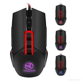 N Backlit Mechanical Macros Define Wired Gaming Mouse 3200DPI 9 Key USB Left Right Hand Dual-use Mouse for PC