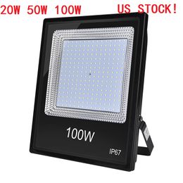 4PCS 100W warm white LED Floodlight Outdoor Garden Lamp Lighting US