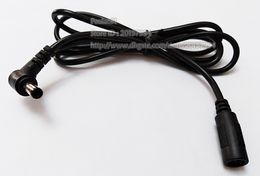 câbles d'alimentation 12v cc Promotion Câble d'extension de fiche femelle DC 12V de 90 degrés DC 12. 5mm à DC 5.5x2.5mm pour CCTV / Livraison Gratuite / 10pcs