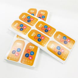 sheet vinyl logo adhesive label sticker durable colotful company logos stickers labels for promoting outdoor PVC