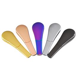 Newest Colorful Portable Removable Innovative Design Smoking Filter Tube Dry Herb Tobacco Holder High Quality Handpipe Hot Cake DHL Free