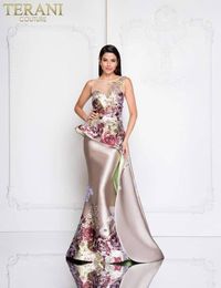 Yeni Avrupa ve Amerikan Kadınlar Akşam Elbisesi Ziyafet Kadın Mizaç Yıllık Toplantısı 3D Baskı İşlemeli Elbise248L