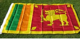 Sri Lanka Flag 90x150cm Flying Hanging Any Style Sri Lanka National Flag 3x5ft SRI Country Banner Flags, free shipping