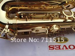 OVES High Quality Brass Saxophone Alto Eb Tune Gold Lacquer Surface Saxophone E Flat Saxophone Musical Instruments With Case Mouthpiece