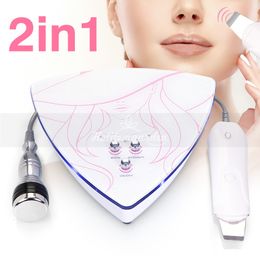 2 in 1 Mini home use slimming machine skin rejuvenation portable eyes body lifting cleaning device