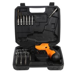 Freeshipping 45 In 1 Rechargeable Wireless Cordless Electric Screwdriver Drill Kit Power Tool