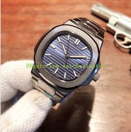 Latest Version 4 Style Luxury Watch Nautilus 40mm Stainless 316L Steel Blue Dial Watch 5711/1A-010 Automatic Mens Fashion Men Watches