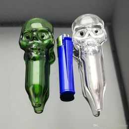 Large skull bone color pipe ,Wholesale Bongs Oil Burner Pipes Water Pipes Glass Pipe Oil Rigs Smoking Free Shipping