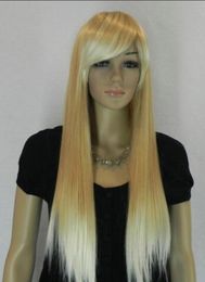 WIG free shipping Sexy Korean Womens Fashion Party Cosplay Wigs Full Long Straight Hair Wig New