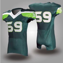 2019 Mens New Football Jerseys Fashion Style Black Green Sport Printed Name Number S-XXXL Home Road Shirt AFJ00256