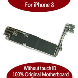 64GB 256GB original motherboard for iPhone 8 4.7inch without fingerprint without Touch ID IOS system logic board free shipping