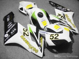 100% Injection Mould Fairings for Honda CBR1000RR 2004 2005 white black fairing kit CBR 1000 RR 04 05 CC25