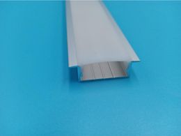 High Quality 2m/pcs 150m/Lot aluminum profile light with cover and end caps for led strips wood wall lights decorate