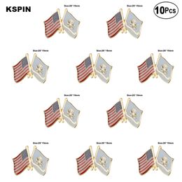 U.S.A & Army Lapel Pin Flag badge Brooch Pins Badges 10Pcs a Lot