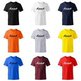 Plus size fashion T Shirt for mens Tops Tee Shirts letter print Music T-shirts boys Short sleeve tshirt 100% cotton