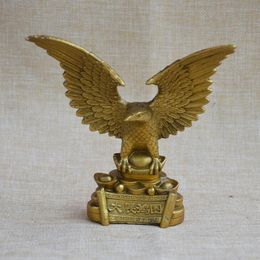 Seiko copper eagle ornaments exhibition grand plan eagle dapeng wings spread exhibition hongtu office craft gift bronze