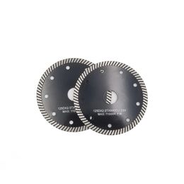 D105-230mm Hot Pressed Sintered Continuous Rim Turbo Diamond Saw Blades Super Thin Diamond Cutting Disc for Concrete and Stone