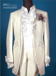 New Custom Made New Design Groom Tuxedos Groomsmen Men Blazer Wedding Clothing Business Suits (Jacket+Pants+Girdle+Tie) 1400