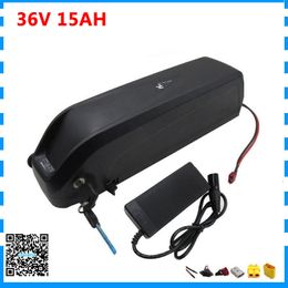 36 V Hailong battery 36V 15Ah For 36V 250W 350W 500W Ebike motor with USB Port Use 2600mah 18650 cell with 42V 2A Charger